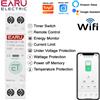 EARU Interruttore Automatico Intelligente WiFi Tuya EARU con Timer, Misuratore di Energia kWh, Tensione e Corrente, Protezione e Controllo Remoto Vocale