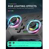 DATA FROG Controller Wireless Data Frog per Nintendo Switch OLED/LITE/PC Console Pro Gamepad con funzione Turbo programmabile luce RGB