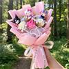 Sanrio Bouquet di Peluche Hello Kitty, Giocattolo Morbido a Forma di Cartone Animato, Regalo di Natale, San Valentino, Laurea, Compleanno per Ragazze