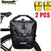 Rhinowalk 2 pezzi borsa da bici a doppio lato 100% borsa da sella per borsa da sella per bicicletta impermeabile 12L-15L borsa per sedile posteriore per bici da strada portatile