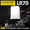NITECORE 3-in-1 LR70 Lanterna da campeggio USB-C Torcia ricaricabile 18W QC PD Carica rapida Accumulatori e caricabatterie di riserva Luce da campeggio portatile