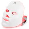 foreverlily Maschera facciale ricaricabile a LED 7 colori LED Photon Maschera di bellezza Ringiovanimento della pelle Home Face Lifting Sbiancamento Cura della pelle Maschera di bellezza