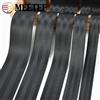 Meetee Nastro in poliestere nero da 5/10M, 20-50mm, per cinghie di zaini, collari per animali domestici, cinture, fai da te, borse, rifiniture per abbigliamento, accessorio per cucito