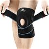 NEENCA Ginocchiere per dolore da uomo e da donna con stabilizzatori laterali in gel rotuleo, artrite, strappo di menisco, ACL, sollievo, corsa