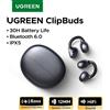 UGREEN ClipBuds Cuffie wireless open-ear Bluetooth 6.0 con 4 microfoni Chiamate chiare, Auricolari Clip on Auricolari 30 ore di riproduzione