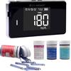 komwell 4 in 1 Colesterolo Emoglobina Acido urico e kit misuratore di glicemia medico Monitor per test rapido domestico con strisce