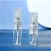 sumeear 100 Pz/lotto 1 ml/2 ml Mini Bottiglia Spray di Plastica Trasparente Vuota Atomizzatore di Profumo Bottiglie di Campione per la Pulizia di Oli Essenziali da Viaggio
