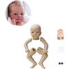MRB Kit Reborn Felicia Kit bambola in vinile per bambino rinato da 19 pollici Parti di bambola non verniciate non finite Kit Reborn vuoto fai da te