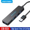 Vention Hub USB 2.0 ad alta velocità a 4 porte Porta USB HUB USB 3.0 Hub OTG portatile Splitter USB per Apple MacBook Air Laptop PC Tablet