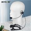 Retevis EHK002 H777 Walkie Talkie Auricolare 2Pin Microfono morbido Dietro la testa Auricolare Dito PTT Radio per BAOFENG UV-5R Quansheng
