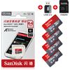 Sandisk Scheda di memoria Micro SD TF/SDCard 32GB 64GB 256GB 512GB 120M/S Class10 UHS-1 Flash Ultra 128GB Fotocamera/telefono per lettore di schede/adattatore