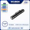 WUBEN Torcia WUBEN C3 Torcia ricaricabile da 1200 lumen alti 6 modalità IP68 Torcia tattica a LED impermeabile per caccia in campeggio
