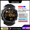 NORTH EDGE Orologio intelligente da uomo Cardiofrequenzimetro Smartwatch da donna Swmming Running Pedometro Sveglia Impermeabile 50m Android IOS