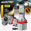 AUXITO 2X Luci Fendinebbia LED H11 H8 Canbus 9005 HB3 9006 HB4 Senza Errori Lampadine 12V 55W Chip CSP 6500K Bianco 360 AUXITO H11