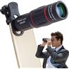 APEXEL Telescopio con Obiettivo Teleobiettivo Zoom 18X con Treppiede, Lente Monoculare per Fotocamera di Smartphone
