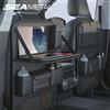 SEAMETAL Organizzatore per schienale per seggiolino auto Borsa portaoggetti per sedile posteriore automatico con vassoio da tavolo pieghevole Porta tablet Scatola per fazzoletti Accessori per auto