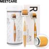 MEETCARE Hydra Derma Roller 0.2mm Dermaroller 192 aghi Microneedle per la cura del viso, crescita di barba e capelli, trattamento anticaduta, riutilizzabile