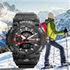 SMAEL Fashion Sport orologi uomo resistente agli urti 50M orologio da polso impermeabile LED sveglia cronometro orologio militare 8040 orologio da uomo