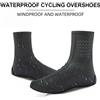 Ykywbike copriscarpe da ciclismo YAS308 copriscarpe impermeabili bici da bicicletta riflettente antivento MTB Road Keep Warm Lock Protector
