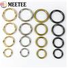 Meetee 5/10 Pz 5mm di Spessore Anello di Metallo 15-50mm O Anelli Fibbia Cerchio Collegamento Gancio Borsa Cinghia Moschettone Fibbie Scarpe Vestiti Loop chiusura
