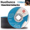 NuoDunco Disco da taglio per metalli da 115 mm Ruota da taglio in resina Spessore 1,2 mm Lama per sega circolare per smerigliatrice angolare Taglio di ferro in acciaio inossidabile