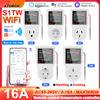 ATORCH WIFI Tuya Presa timer Termostato Regolatore di temperatura digitale Presa con interruttore timer Sonda sensore Riscaldamento Raffreddamento