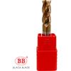 BB 2F 4F Fresa in metallo duro 1.1mm -25mm Taglierina CNC Mini utensile 4 flauto Metallo Acciaio Taglierina per legno ISO