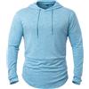 ReFire Gear Felpe con cappuccio atletiche leggere da uomo Camicia sportiva da allenamento a maniche lunghe con cappuccio Camicia da jogging da corsa per palestra casual Felpa pullover