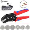 lion rage Pinze a crimpare a cricchetto SN-58B 0.25-1.5mm mm²/23-16WG Kit di riparazione automobilistica manicotto aperto Non isolato/pinze terminali DuPont