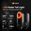 Magene Radar Fanale posteriore per bici L508 Lampada di rilevamento del freno posteriore per bicicletta Reggisella per sella Ricarica Fanale posteriore per ciclismo a LED impermeabile per bici