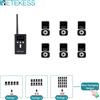 Retekess T130S Guida audio del sistema di guida turistica, 2a generazione T130 Microfono Trasmettitore in standby lungo Ricevitori Guida radio per l'allenamento turistico