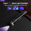Sofirn Torcia UV SOFIRN SF16 EDC 365nm SST08 Ricaricabile USB-C Portatile con Interruttore Posteriore per Rilevamento