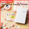 Niimbot N1/B18 Stampante per etichette adesive a trasferimento termico Mini etichettatrice con nastro PET Carte per gioielli Cavo Cosmetici