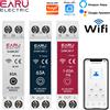 EARU Interruttore Automatico WiFi Intelligente EARU Tuya App, Misuratore di Corrente, Tensione, Potenza, Energia kWh, Relè di Protezione, Timer, Controllo Remoto