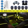 Auchikj Luce ambientale 3/12/64 colori per Mercedes-Benz Classe C/GLC Coupe W205 C43 C63 X253 LED Prese d'aria Altoparlante Luce decorativa Retrofit