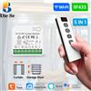 Diese Interruttore per tende Wifi Rf Tuya Smart Life Modulo per tapparella 433 mhz 5-IN-1 Telecomando, per tende per porte e finestre del garage Alexa