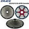 ZRACE Cassetta per Bicicletta MTB 8/9/10/11/12 Velocità HG Freehub 11-42T 11-46T 11-50T 11-52T Compatibile con Shimano Alivio Deore SLX XT