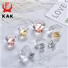 KAK 10 pezzi manopole e maniglie per mobili in cristallo con diamante 30mm oro armadio da cucina maniglie per porte comò maniglia per mobili Hardware