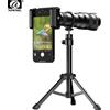 APEXEL 4K 36X telescopio monoculare Zoom teleobiettivo per telefono con staffa in metallo Clip universale per sparare uccelli/la luna/gioco