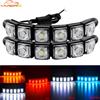 HVIERO 2X Impermeabile DRL 6Chips Led Auto Auto Decorativa Flessibile Luce di marcia diurna Guida Striscia Led Faro Nebbia Backup Tronco Led