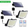 newstyle Luci solari a LED 228/328 Lampada da parete con sensore di movimento PIR per esterni IP65 Lampione stradale impermeabile con telecomando per illuminazione da giardino