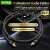 YYTCG Cavo audio ottico digitale Toslink SPDIF Cavo coassiale 1m 2m per amplificatori Blu-ray Xbox 360 PS4 Soundbar Cavo in fibra