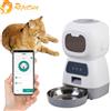 ZYfeeder Alimentatore automatico per animali domestici da 3,5 litri per gatti WiFi Smart Swirl Alimentatore per cani lento con registratore vocale Distributore di cibo per gatti con temporizzazione di grande