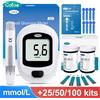 Cofoe Yice Misuratore di glicemia Strisce reattive lancette Glucometro Monitor di zucchero nel sangue Per diabete Tester Dispositivo sanitario Glucometro