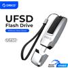 ORICO UFSD 411 MB/S Pen Drive chiavetta USB in pelle di metallo 512GB 256GB 128GB 64GB chiavetta USB pendrive Design a forma di auto