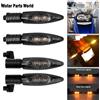 REWMTER Moto Anteriore Posteriore LED Indicatore di Direzione Luce Lampeggiante Nero Per BMW HP4 S1000RR S1000XR R1200GS R1200R R1200RS F 650 GS