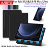 AJIUYU Custodia magnetica per tablet per Samsung Galaxy Tab S8 S9 Ultra 14.6 S7 S9 FE Plus 12.4 11 10.9 pollici TB-X510 X516 X610 X616 Smart Case