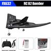 JIKEFUN Aereo RC B2 Stealth, 2 Canali, Apertura Alare 34cm, Cessna 2.4G, Aeromodello Telecomandato, Drone Giocattolo per Adulti e Bambini