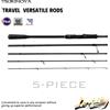 TSURINOYA Canna da Pesca TSURINOYA LURE VALLEY in 5 Sezioni, Spinning e Casting, 1.98m 2.08m 2.28m 2.44m 2.7m, Guida FUJI A, Versatile per Viaggi e Pesca al Bass