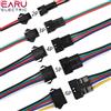 EARU 2Pin 3Pin 4Pin 5Pin 6Pin Connettore led Maschio/femmina JST SM 2 3 4 5 6Pin Spina Connettore Cavo per Led Strip Light Driver della lampada